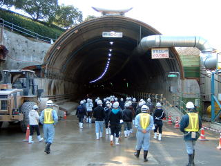 工事現場見学